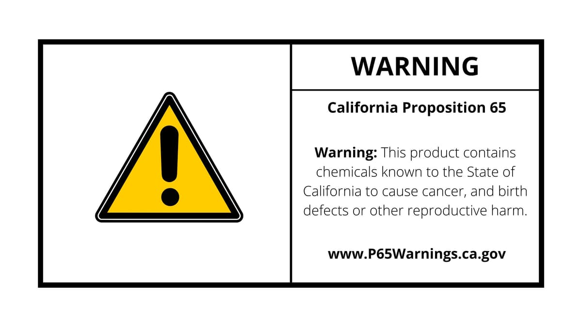 Proposition 65 (Prop 65): What the Warning Means & Who Must Comply