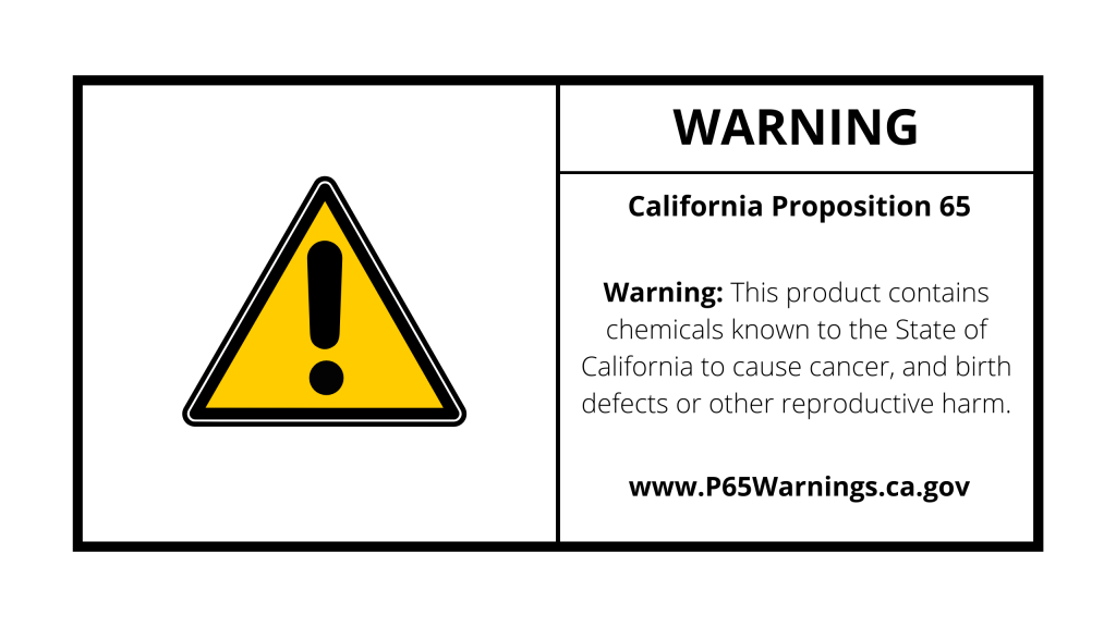 P65 warnings